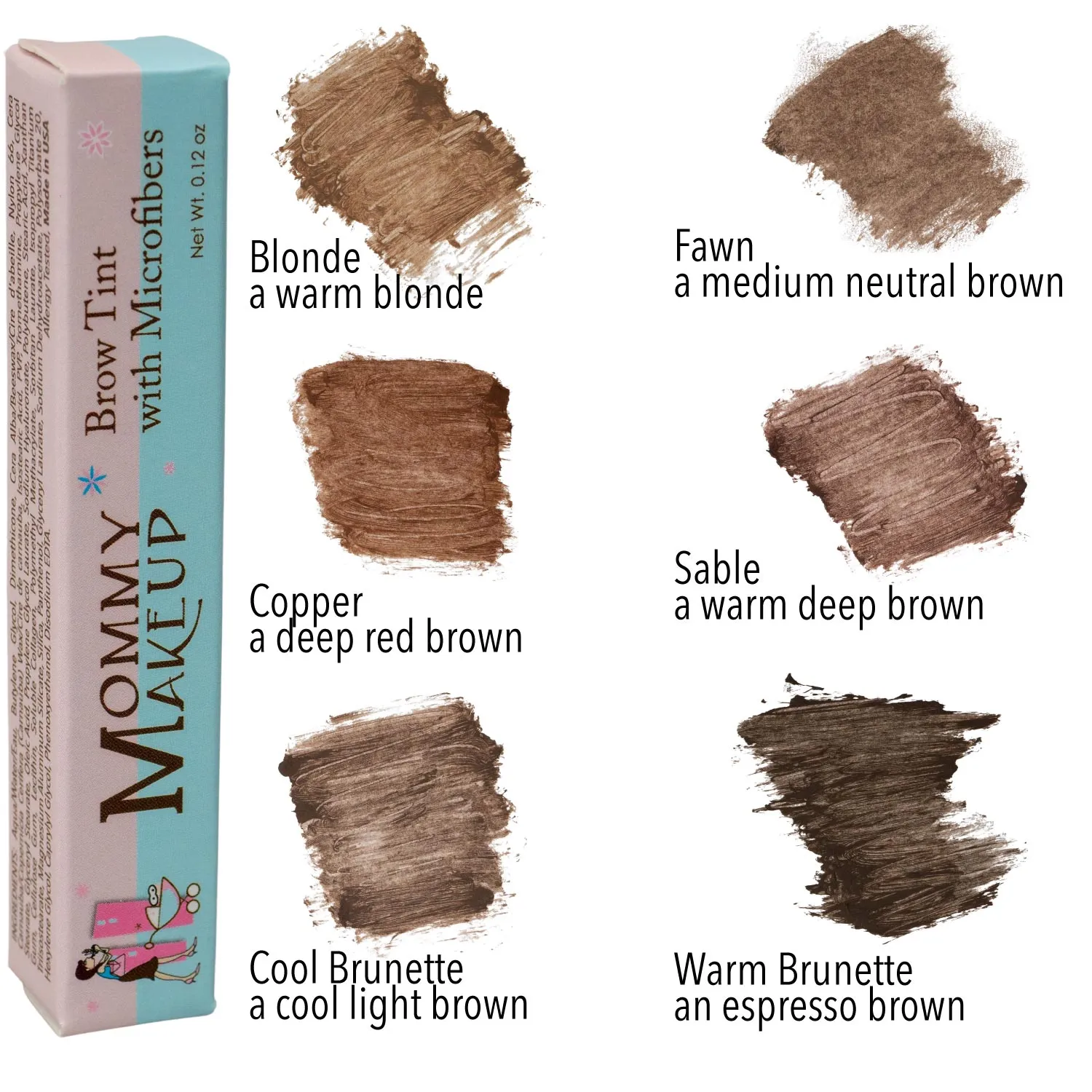 Brow Tint with Microfibers - Tinted Eyebrow Gel - Blonde