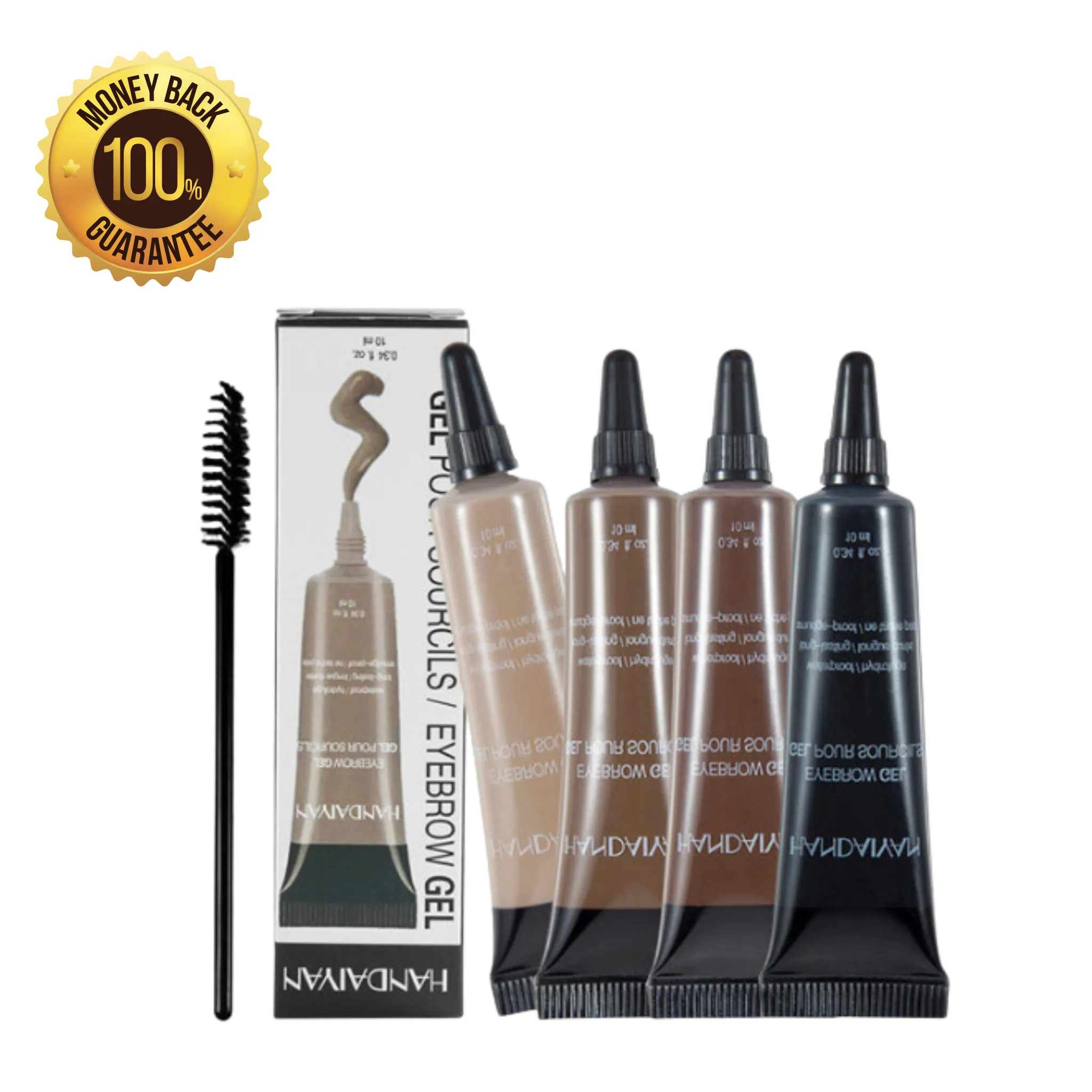 Coloured Eyebrow Henna Gel - High Pigment - 6 Shades